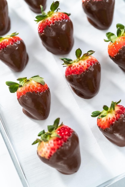 Chocolate dipped strawberries