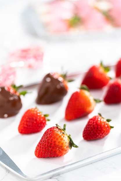 Chocolate dipped strawberries