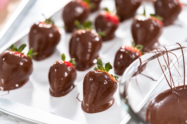 Chocolate dipped strawberries