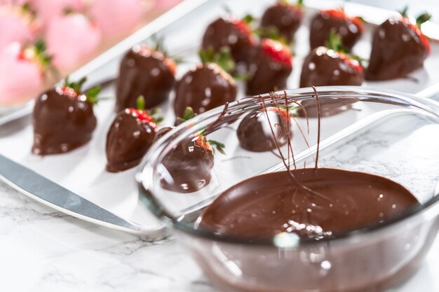 Chocolate dipped strawberries