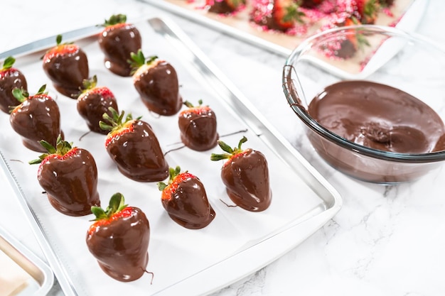 Chocolate dipped strawberries