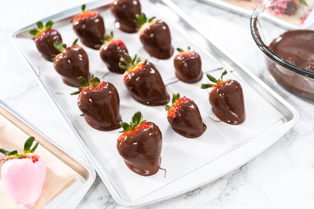 Chocolate dipped strawberries