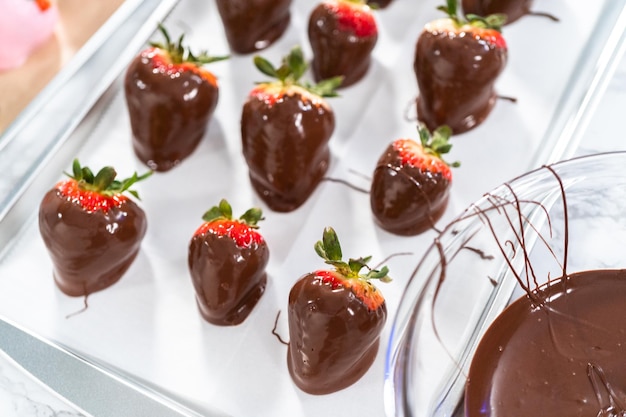 Chocolate dipped strawberries