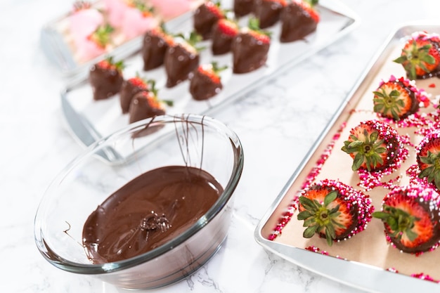 Chocolate dipped strawberries