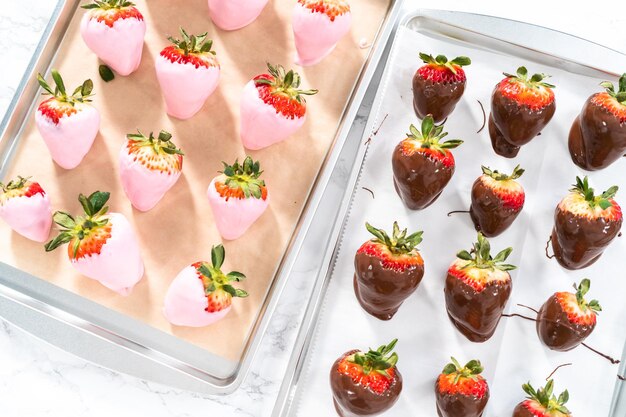 Chocolate dipped strawberries