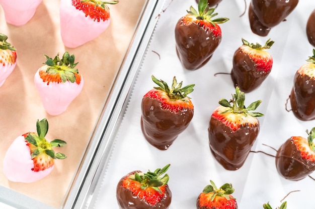 Chocolate dipped strawberries