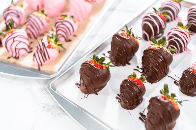 Chocolate dipped strawberries