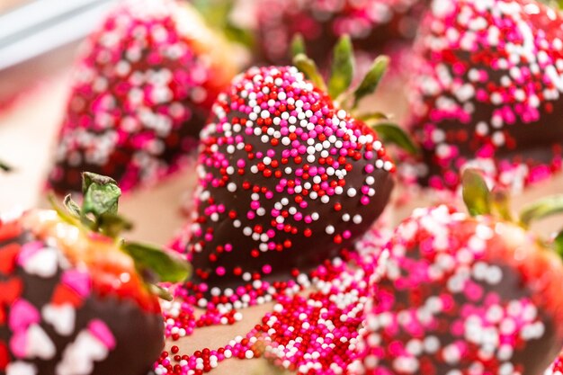 Chocolate dipped strawberries