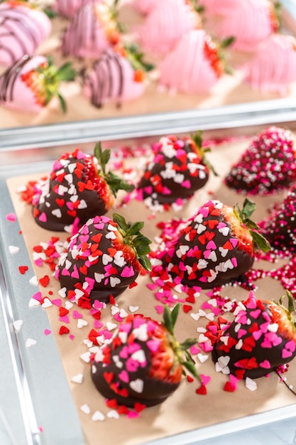 Chocolate dipped strawberries