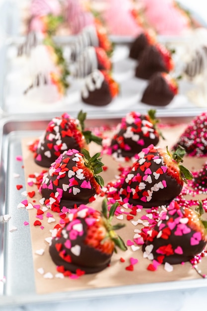 Chocolate dipped strawberries