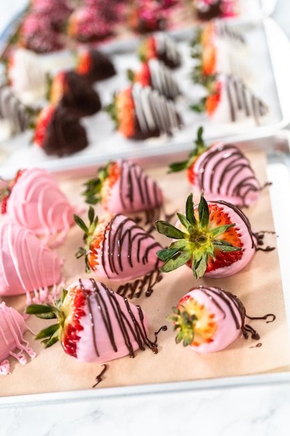 Chocolate dipped strawberries