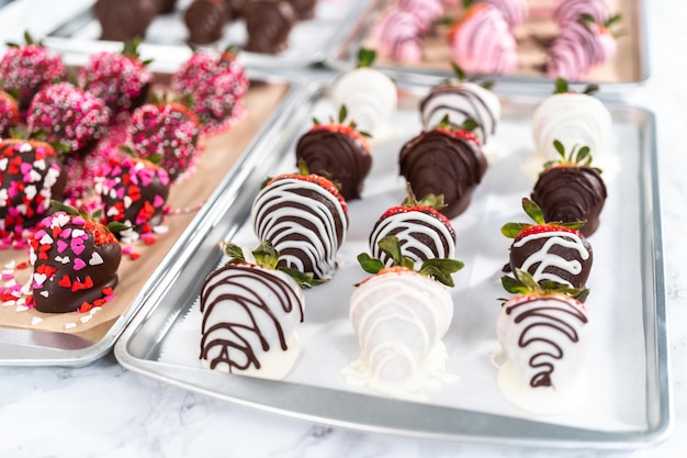 Chocolate dipped strawberries