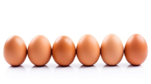 Chocolate egg isolated on white background