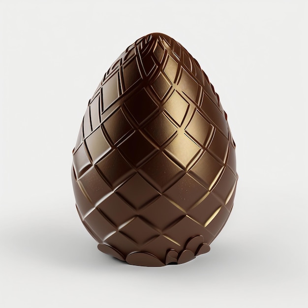 Chocolate egg with texture