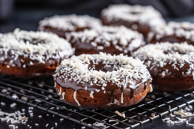 Chocolate gluten free donuts