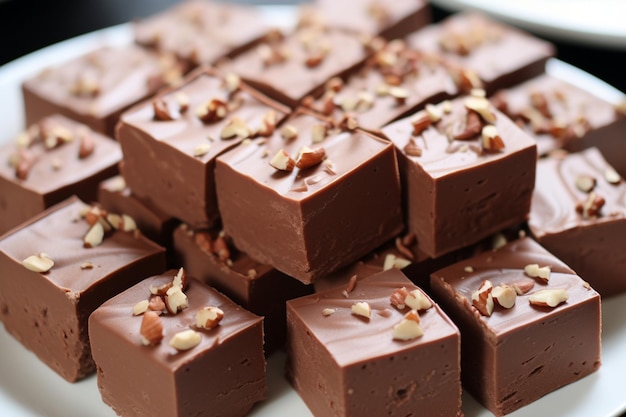 Chocolate hazelnut fudge