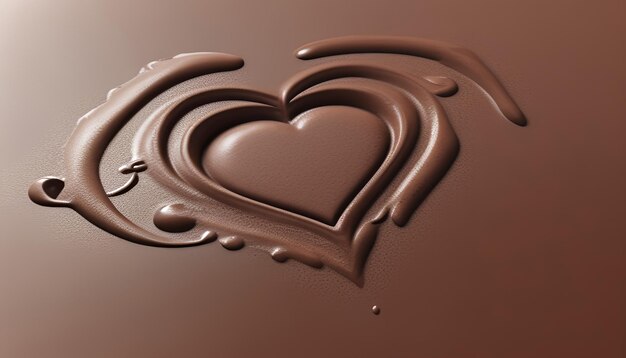 Photo chocolate heart