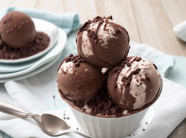 Chocolate Ice Cream Photos