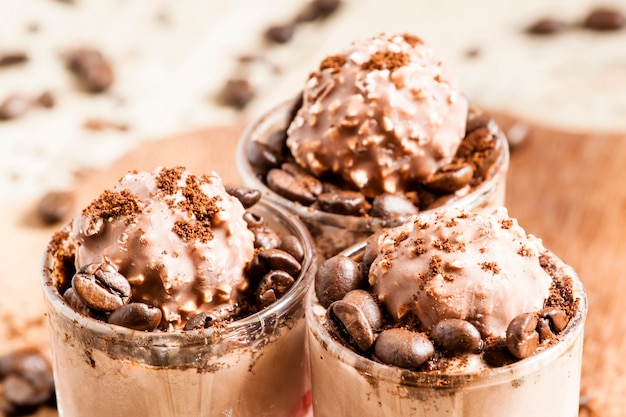 写真 チョコレートアイスクリーム
