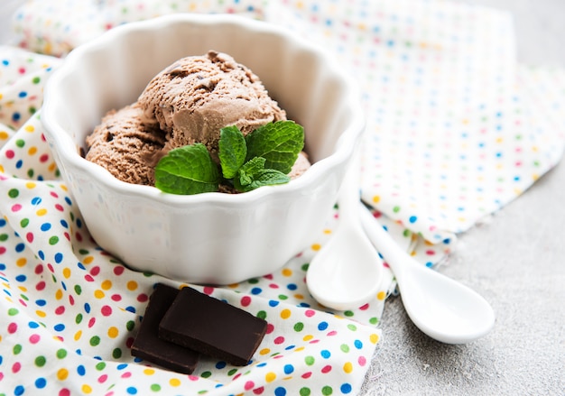 Chocolate ice cream