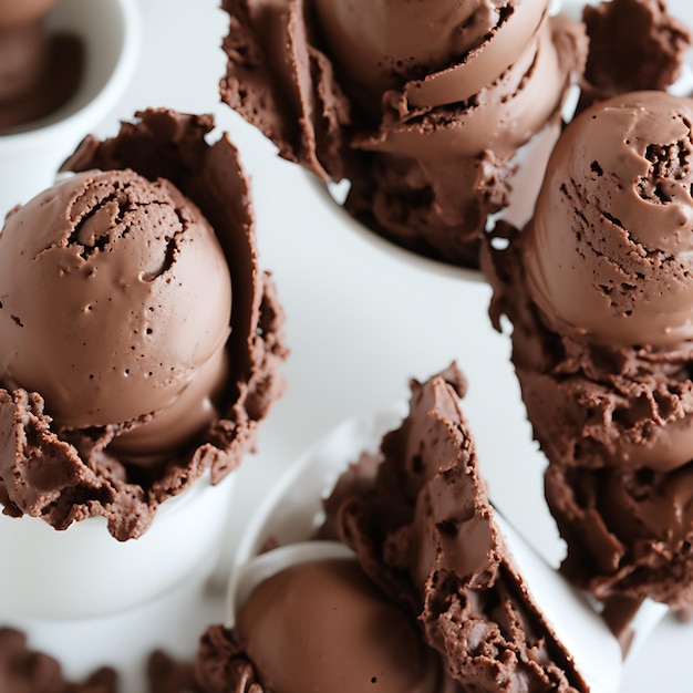 Chocolate ice