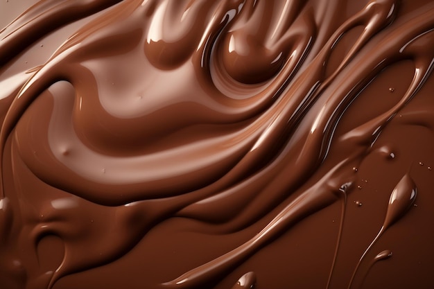 Chocolate Melted Chocolate Sauce Liquid Background