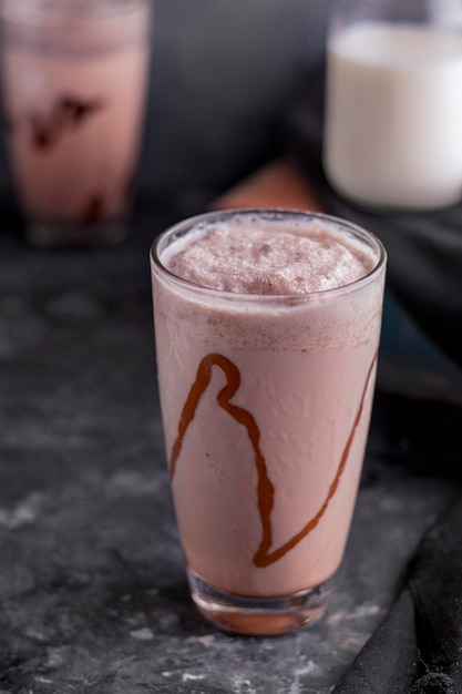 chocolate milkshake drink