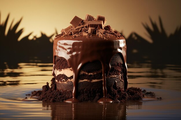 Photo chocolate mirage lagoon