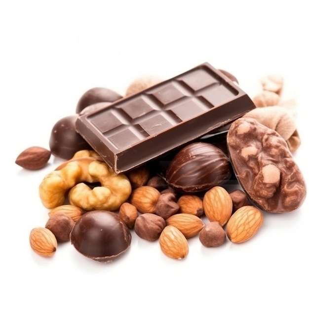 Chocolate and nuts