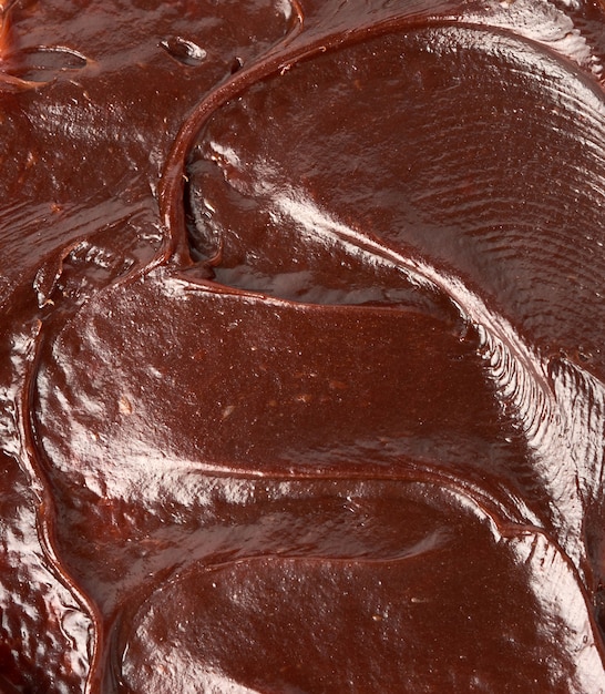 Chocolate paste texture, delicious and nutritious sandwich ingredient