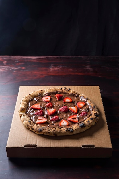 Chocolate pizza