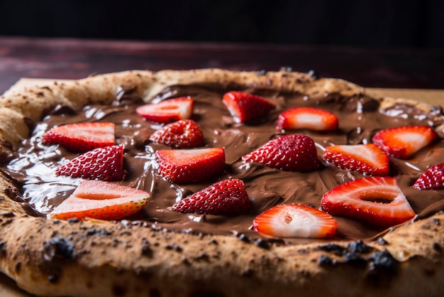 Chocolate pizza