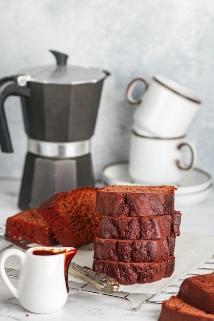 chocolate pound cake loaf