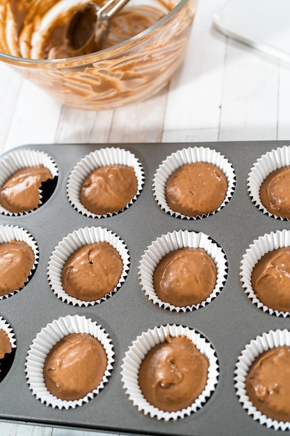 Chocolate raspberry cupcakes