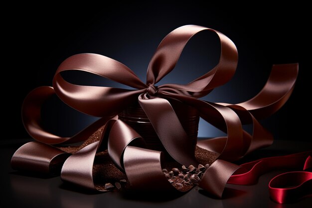 Chocolate Ribbon Unfurling