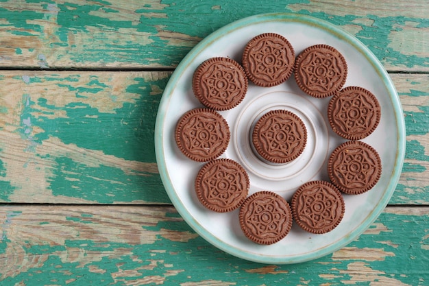 Chocolate sandwich cookies