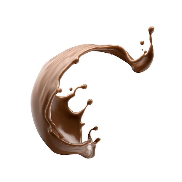 写真 チョコレート・スプラッシュ・カカオ・ドリンクまたはコーヒー・スプラッシュ・調理成分