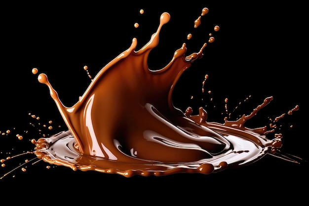 chocolate splash professional advertising food photography