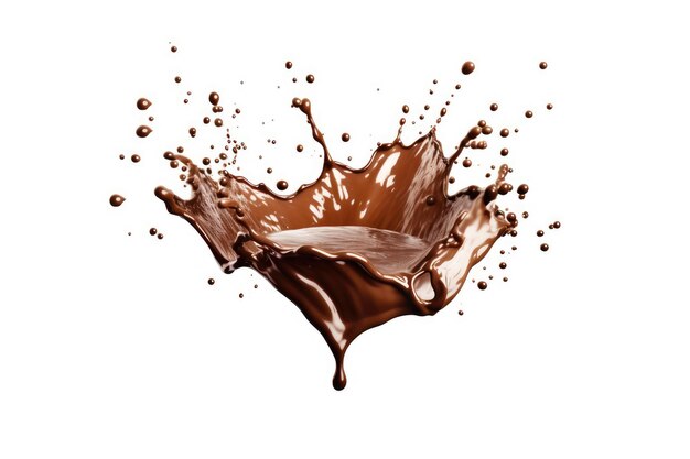 チョコレートスプラッシュプロの広告食品写真撮影