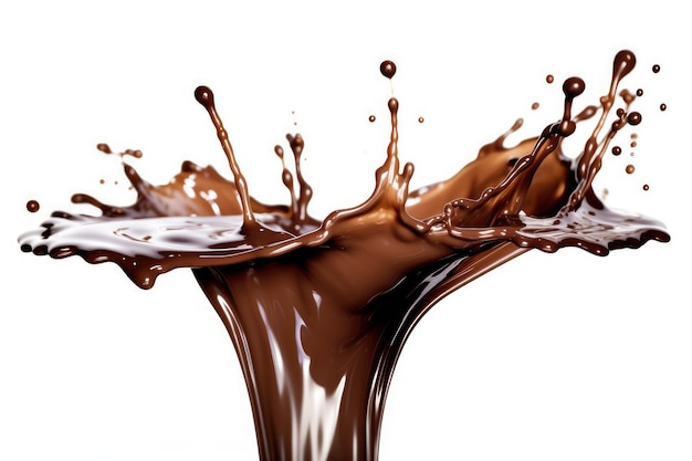 チョコレートスプラッシュプロの広告食品写真撮影