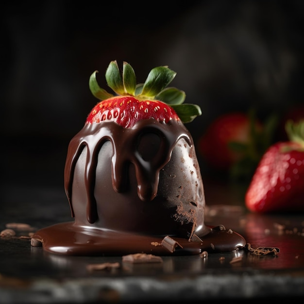 chocolate and strawberry