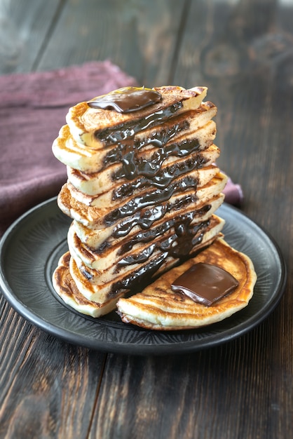 Frittelle ripiene di cioccolato