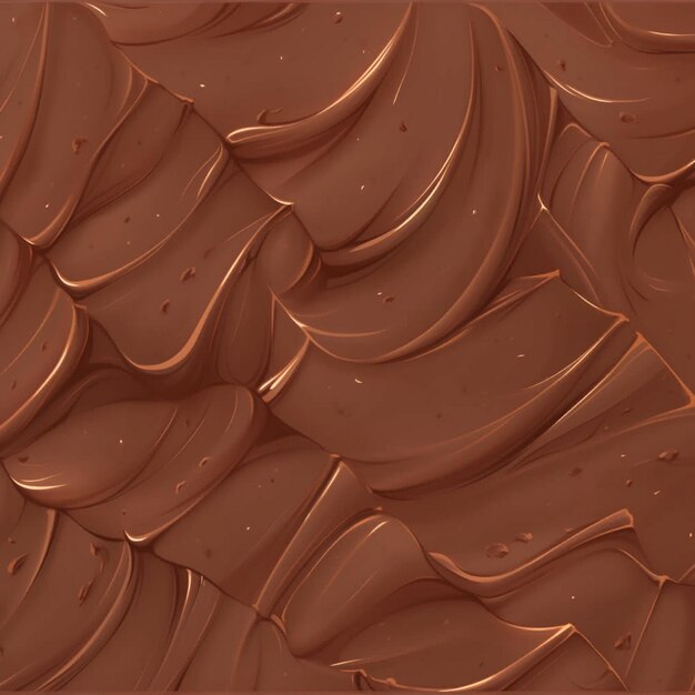 写真 チョコレートの旋回が互いに上に旋回しています