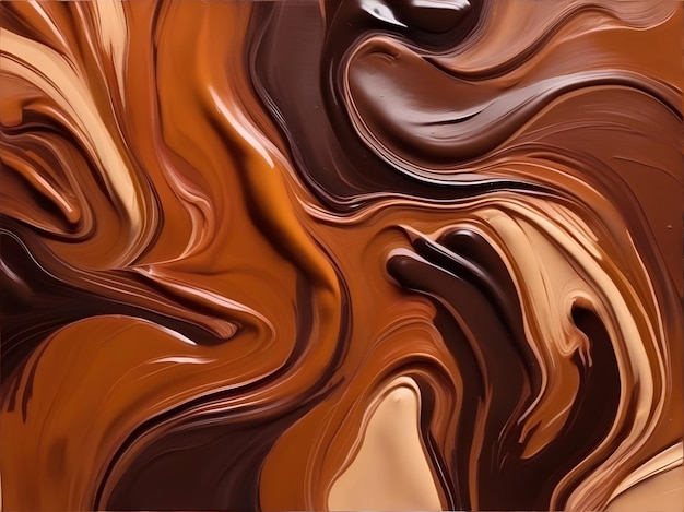 Chocolate texture background for your design High quality photo AI generated