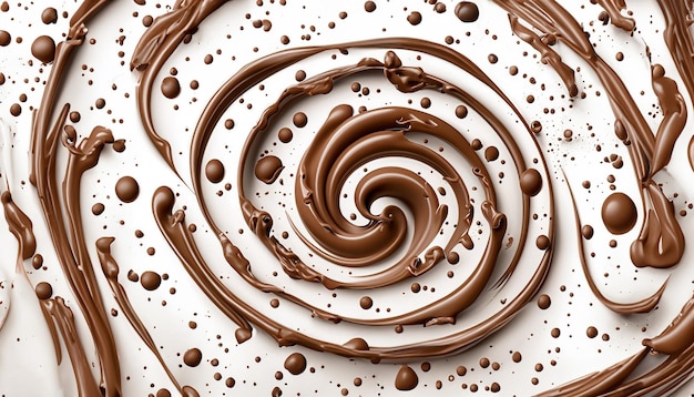 Chocolate Tornado Swirls Whirlwind Splashes amp Splatters