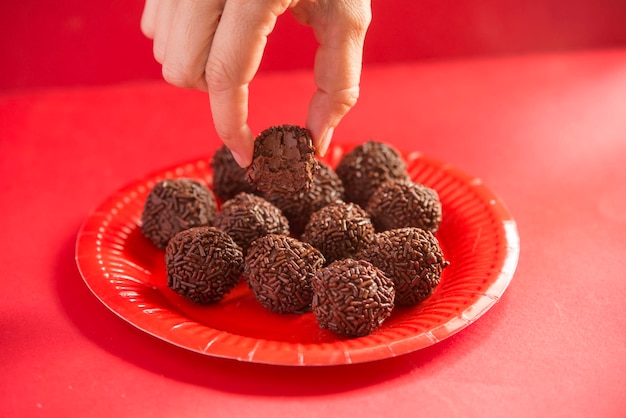 The chocolate truffle is a sweet with an appearance and taste similar to the bonbon