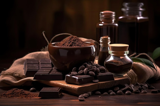 Chocolate used in soothing treatment for the body