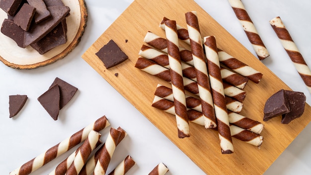 chocolate wafer stick