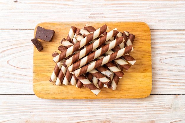 chocolate wafers stick roll