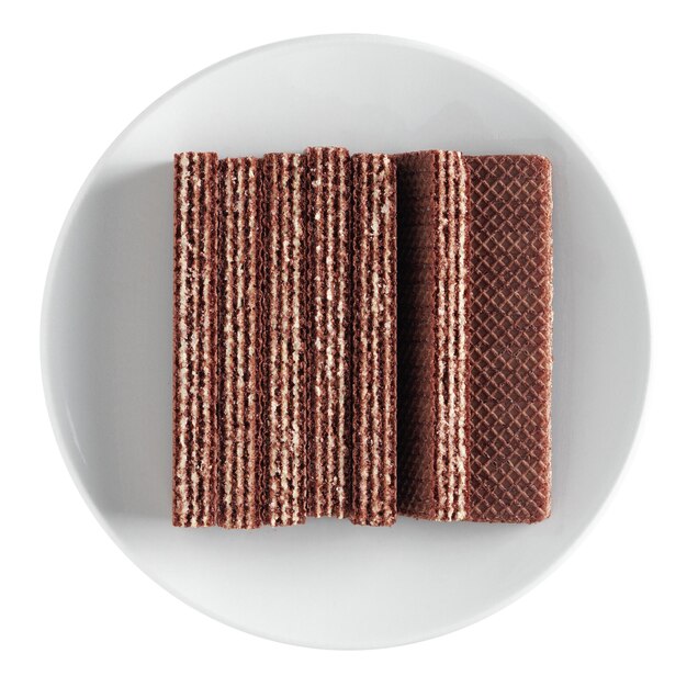 Chocolate wafers with filling